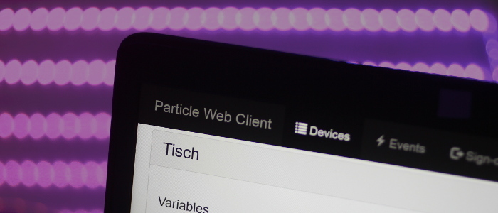 Screenshot Particle Client Web